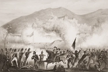 Torres Vedras, 1810, illusztráció az „Anglia tengeri és szárazföldi csatái” című művéből, Lieut. Williams ezredes